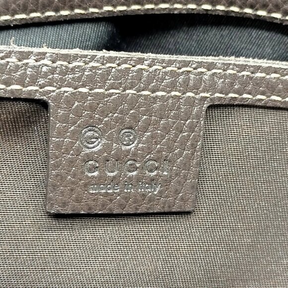 Gucci Hand Bag Brown PVC 600-060225 - Picture 13 of 13